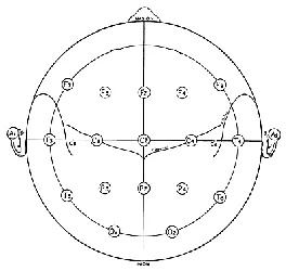 Fig. 1: The electrode location (24) 