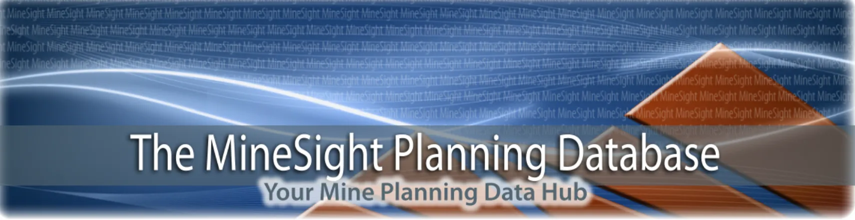 Figure 1 The MineSight Planning Database (MSPD) coordinates the flow of data between  MineSight products.