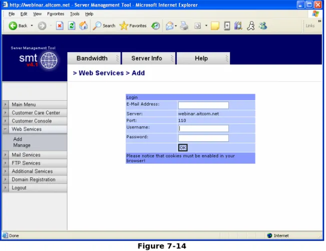 Figure 7-14  Install Bloggin for Virtual Host 