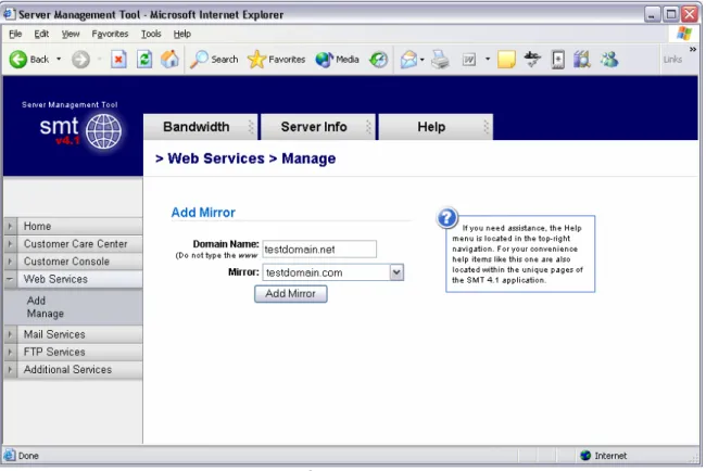 Figure 7-29  Search for Virtual Host 