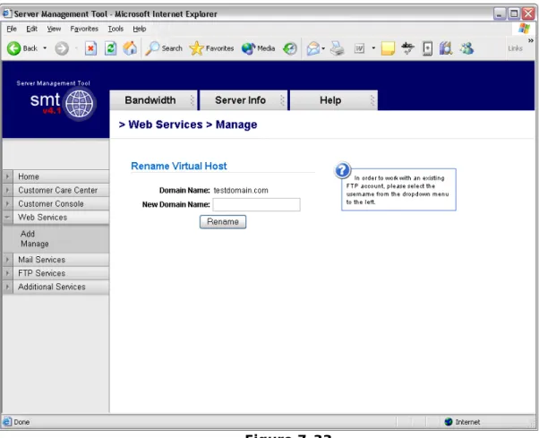 Figure 7-33  Delete a Virtual Host 