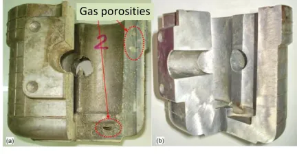 Figure 8. Morphology of -Al5FeSi intermetallic phases (a) without and (b) with (b) electromagnetic stirring 