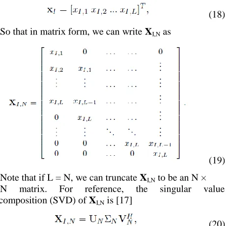 Fig. 1 shows the WD of the desired signal xpotential corrupting interferer (i) and a xI(i)