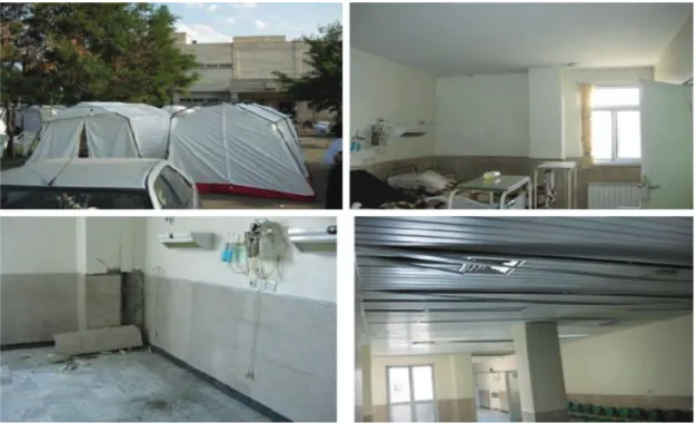Figure 1: Herris Hospital and the Temporary Tents Outside Of Hospital Building [35].