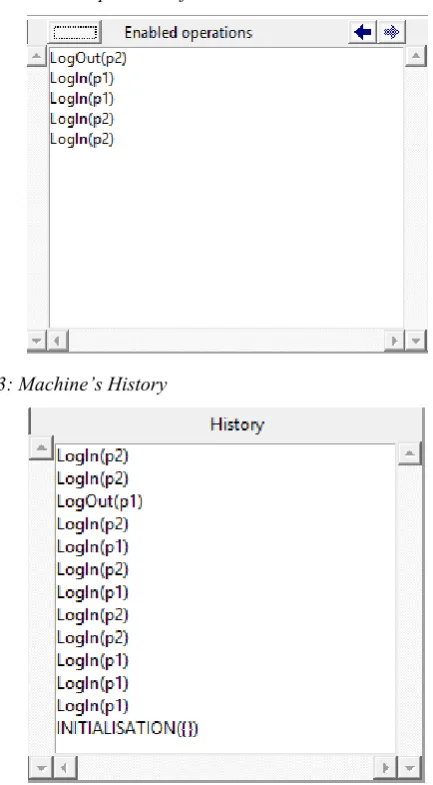 Table 2: shows the Properties, Operation and the History of the results 