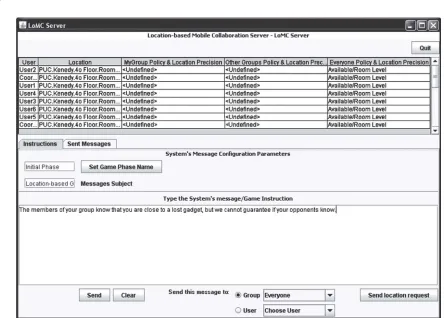 Figure 7. LoMC Server.