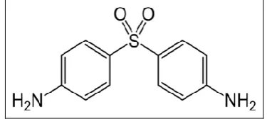Fig. 4.01: Dapsone structural formula. 