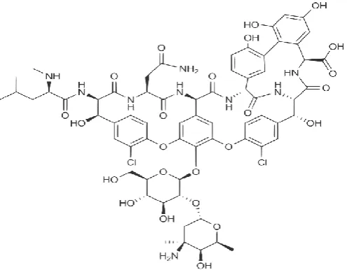 Fig. 1: Structure of Vancomycin. 