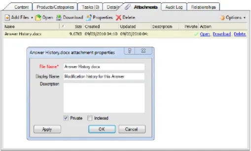 Figure 3. A hidden Word document attachment can be used to keep track of what changes are made to each answer  over time