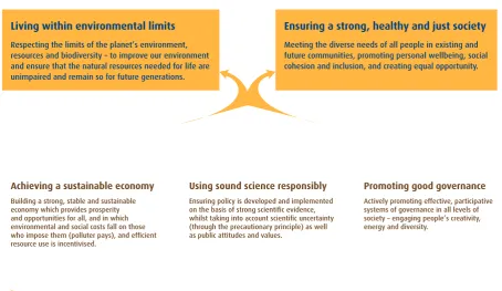 Figure 1 Five guiding principles of sustainable development