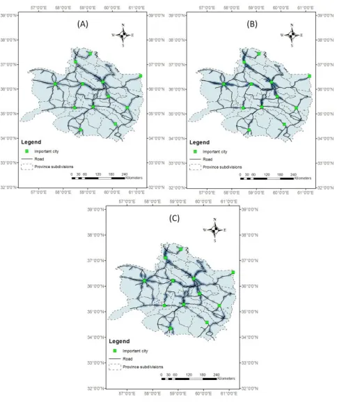 Fig. 5. Crash Density Maps