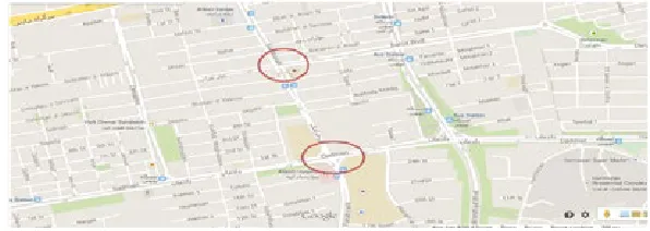 Fig. 1.The Map of Location of Intersections