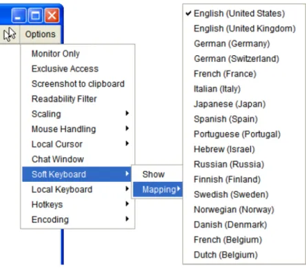 Figure 4-9    Soft Keyboard Mapping 