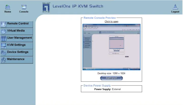 Figure 5-3. Main page   