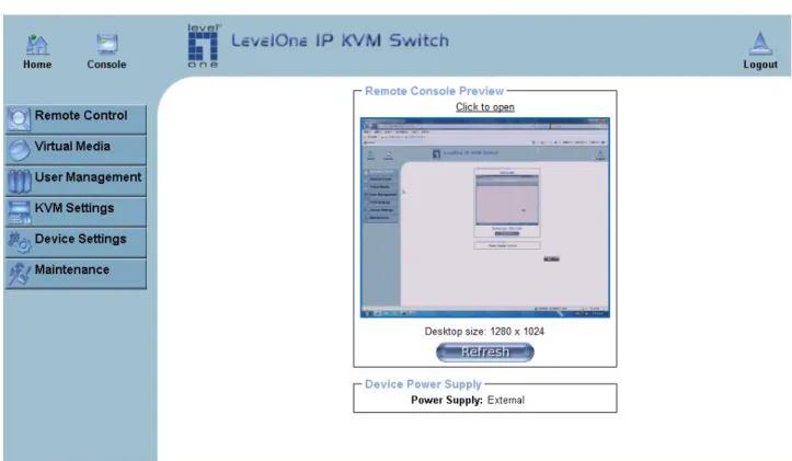 Figure 6-1. KVM Console   