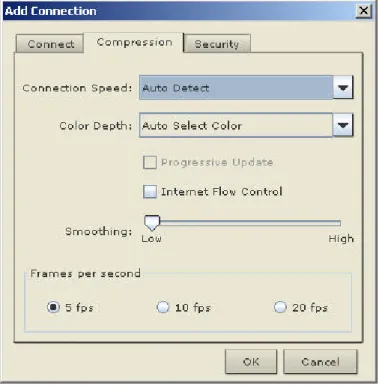 Figure 12: Add Connection – Compression Tab 