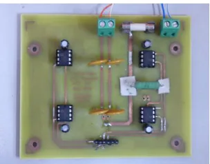 Figure 10c: Component Side (Top) View of the motor drive 