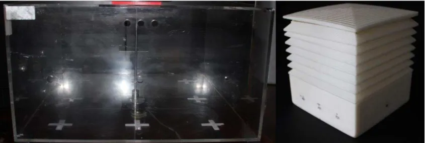 Figure 5  � Cross section of the closed-loop subsonic wind tunnel facility for investigating the ventilation performance of the wind tower device with rotary thermal wheel 