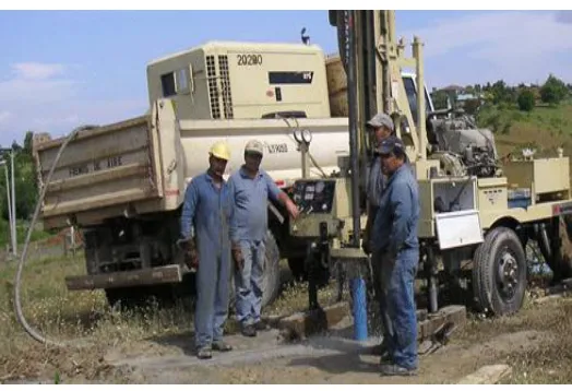 Figure 1. Image Showing Drilling Process. 