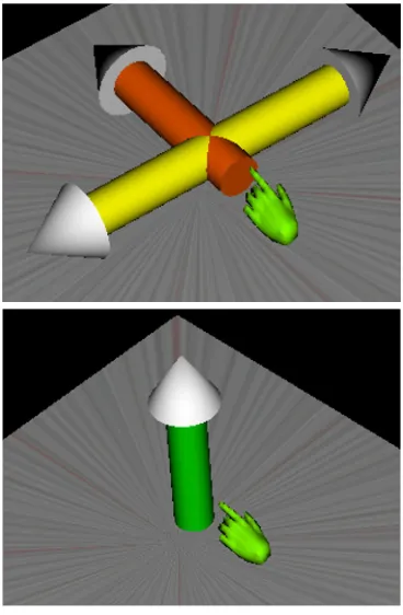 Figure 8: Dialogue supported by pointing 