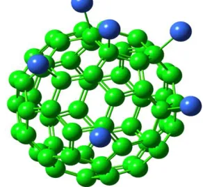 Figure 1 shows C60Cl6 structure configurations 