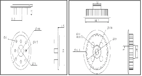 Fig.5.3-D representation of Exploded View of Wet Multi-plate Clutch. 