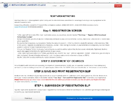 Figure 6: Instructional Information For Authorized Student 