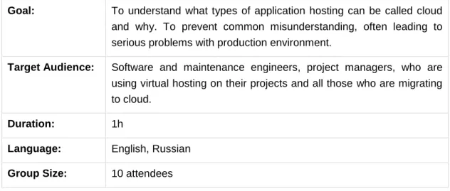 Table 5 – Virtual Hosting vs. Cloud Computing 