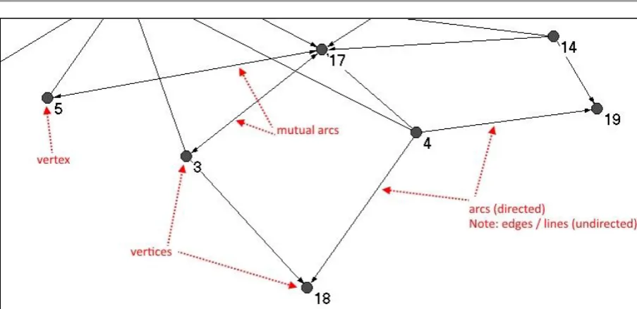 Figure 24: Segment of an Exemplary Graph (Sociogram)  
