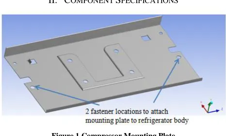 Figure 1 Compressor Mounting Plate 