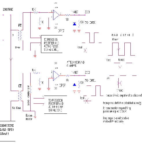 Fig.2.3: ZCD Block diagram for phase shift measurement. 
