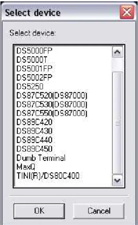 Figure 10 – MTK Device Selection Dialog 