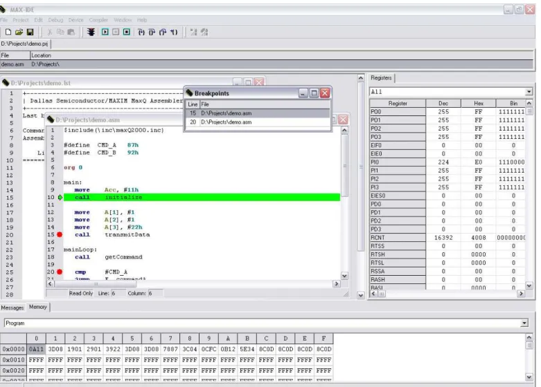 Figure 1 – The MAX-IDE Development Environment 
