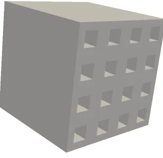 Fig. 9.3.without any holes): (a) Example 2. Comparison between the DGCFEM and the standard DGFEM (computed ∥u − uh∥L2(Ω); (b) |u − uh|1,h.
