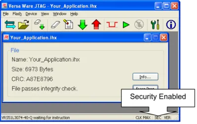 Figure 12: Security Option Enabled 