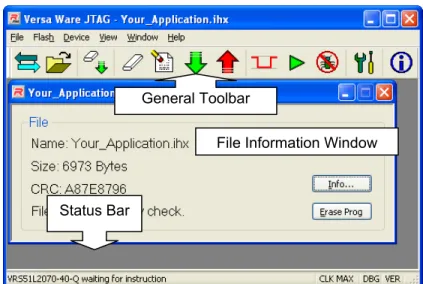 Figure 2: Versa Ware JTAG User Interface 