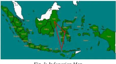 Fig. 3: Indonesian Map 