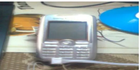 Figure 5: Sony Ericcson K750i Model used as Modem 