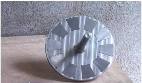 Figure 8– Stator of the generator which is fixed in a special resin 
