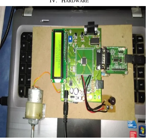Figure No:4.1  Hardware of security system 