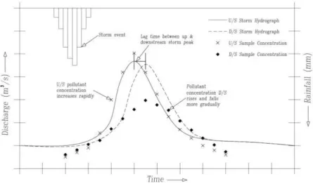 Figure 31 – Demonstration of lag time on sample concentration 