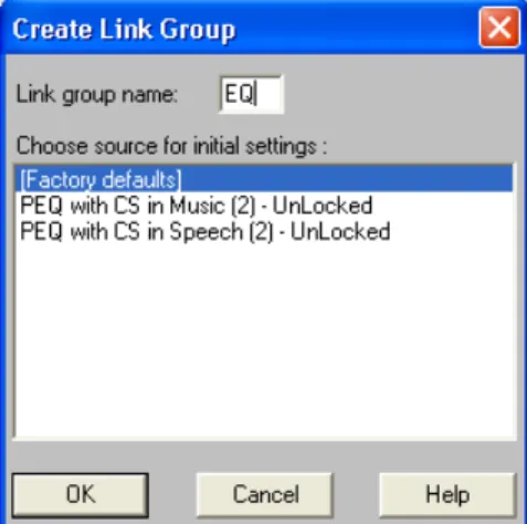 FIGURE 3-4: “Create Link Group” Dialog