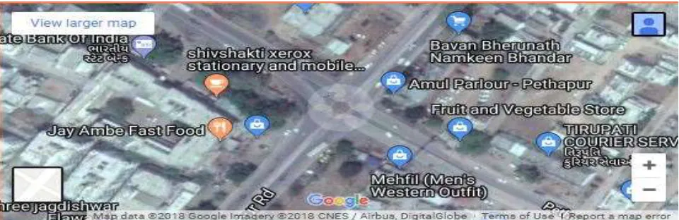 Fig 1 Pethapur intersection 