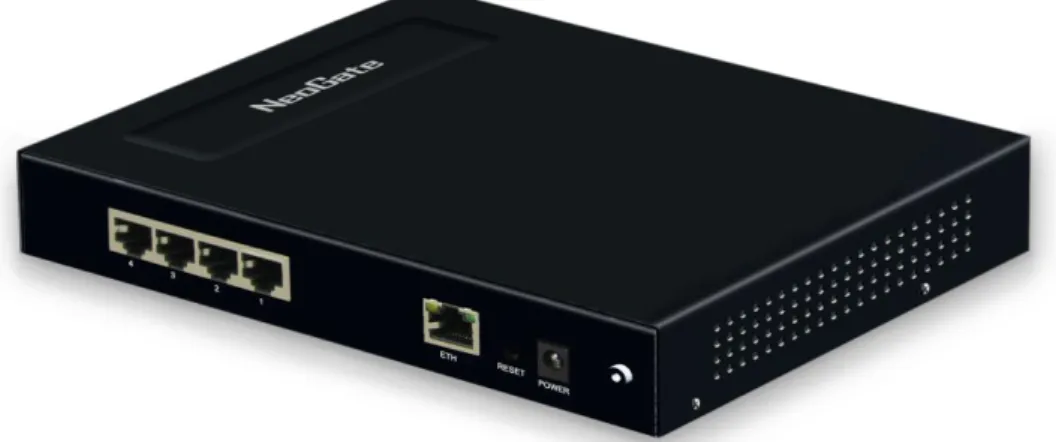 Figure  1-2  NeoGate  TB400  Back  Side Picture 