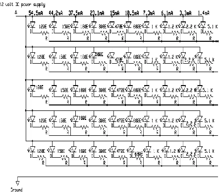 Figure 1 a: Circuit Layout of Experimental Circuit 
