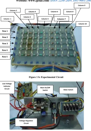 Figure 1 b: Experimental Circuit 