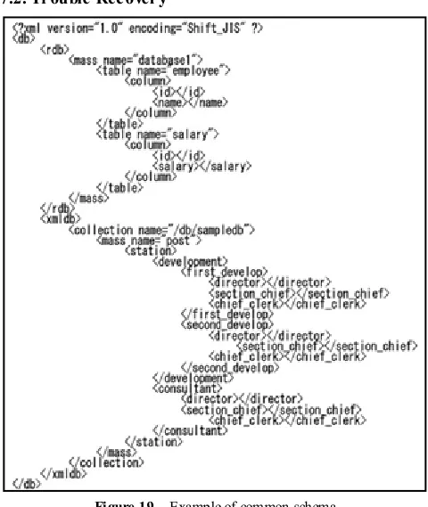 Figure 19.  Example of common schema 