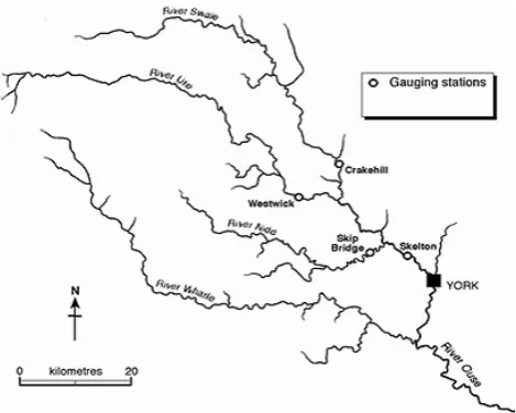 Fig. 5.Figure 5. River Ouse catchment in North Yorkshire, UK. River Ouse catchment in North Yorkshire, UK 