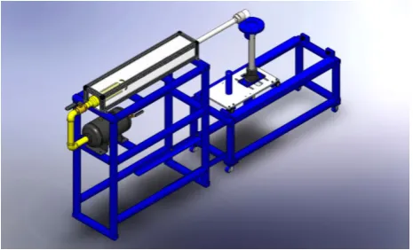 Figure 1.  Schematic of the new pneumatic linear impactor 