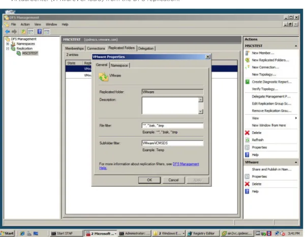 Figure 9. Excluding ADAM Database from Replication